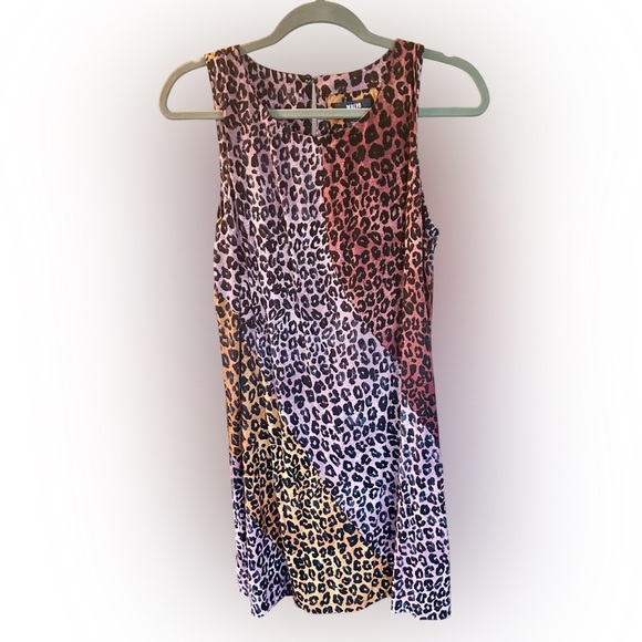 Maeve by Anthropologie | Wynn Dress Purple Leopard Print, Size Small - Picture 2 of 5
